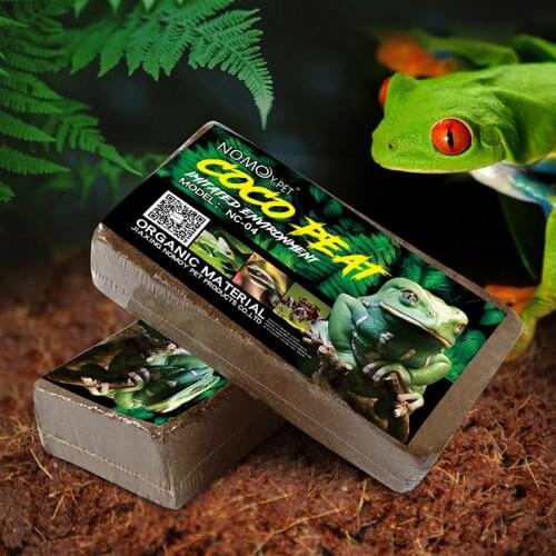 Reptile Coconut Soil Natural Coconut Fiber Substrate Lizard Tortoise Reptile Bedding Soil Reptile Terrariums Bottom Supplies