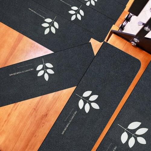 5pcs/Set Self-adhesive Stair Pads Night Self Luminous Anti-slip Rugs Carpet Mat Sticky Bottom Repeatedly-use Safety Pads Mat