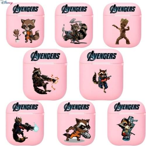 Disney Guardians of the Galaxy Silicone Bluetooth Wireless Earphone Case for AirPods Protective Cover Skin Accessories Pods Char