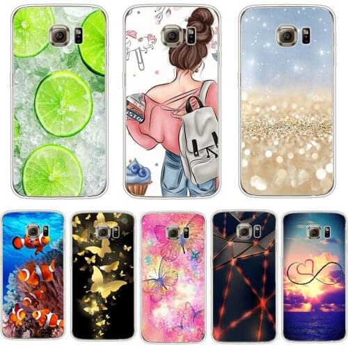 Silicon phone Case For Samsung Galaxy S6 edge Cases Cover For Samsung S6 edge plus Phone shell new design full 360 protective