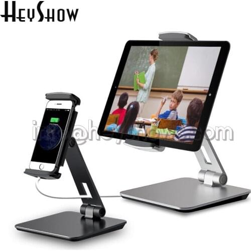 Universal Desktop Use Live Video Tablet Holder Mobile Phone Display Stand Base For 4 Inch To 14 Inch Tablet XiaoMi Samsung Ipad