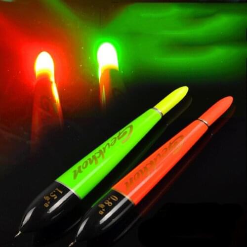 2 Colors Luminous Float Led Electronic Fishing Float Battery CR425 Night Vision Electric Float Night Fishing Tackle F23