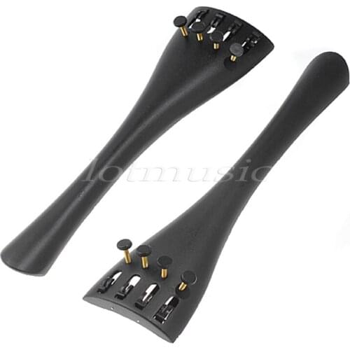2Pcs 4/4 Violin Bridge Metal Tailpiece Material Aluminum Alloy Violin Parts