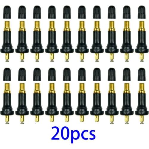 20pcs/set Car TPMS Tire Pressure Sensor Rubber Valve Stem Replacement Accessories For GM-930A GMC Cadillac Chevy