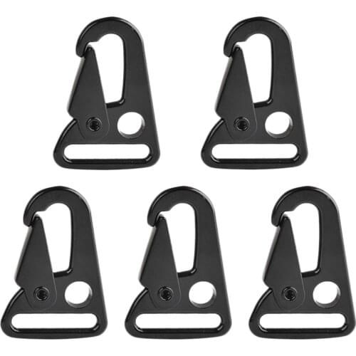 5 Carabiner Clips D Buckle Hooks Keyring Clip Camping Kits Sports Rope for Paracord Sling Outdoors Bag Backpack