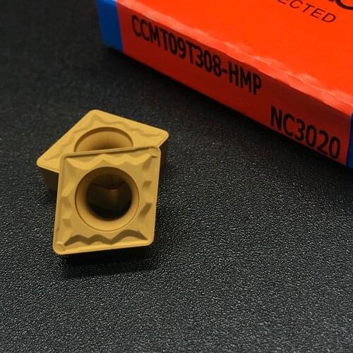 50PCS CCMT09T308 HMP NC3020 Carbide Inserts Internal Turning Tools CCMT 09T308 high quality Lathe Tools cutter CNC tool