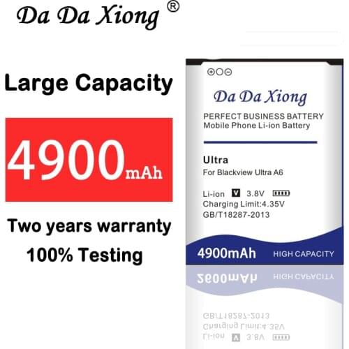 Da Da Xiong 4900mAh Ultra A6 Battery for Blackview Ultra A6 Mobile phone replacement battery