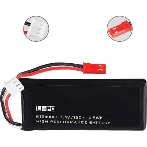 Hubsan X4 H502S H502E 7.4V 610mAh Lipo Battery 15C 4.5WH Battery Set For RC Quadcopter Drone Spare Parts