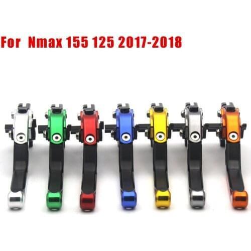Aluminum Adjustable Racing Motorcycle Brake Clutch Lever For YAMAHA NMAX 155 125 NMAX155 NMAX125 N-MAX 155 125 2017 2018