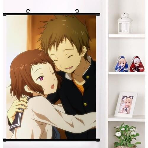 Anime Hyouka Ibara Mayaka Wall Scroll Mural Wall Hanging Poster Otaku Art Printing Picture Home Decoration Gifts dropshipping