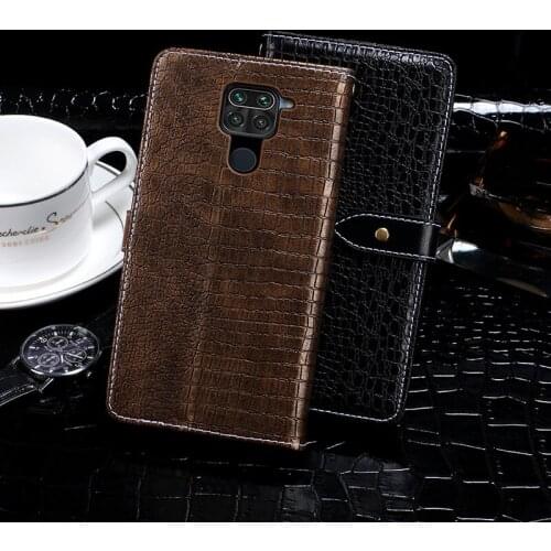 Case For Xiaomi Redmi Note 9 Case Cover Crocodile Grain Flip Leather Case For Xiaomi Redmi Note 9 Cover funda