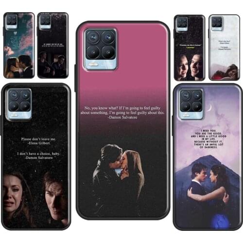 Vampire Diaries Damon Salvatore Quotes Case For OnePlus 9 Pro 7 8 T Nord Cover For OPPO Realme C3 C11 C15 C21 GT Neo 6 7 8 Pro