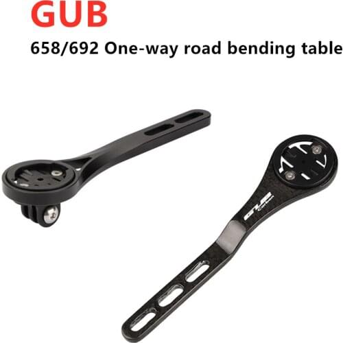 GUB 692 3K Carbon Fibre Road Bike Bicycle Computer Headset Stem Mount Bent Handlebar Holder For GARMIN CATEYE Bryton GoPro Stand