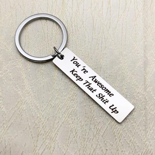 HebeDeer Creative Keychain Man Letter Key Chain Square 2021 High Quality Letter Color Key Ring Alloy Pendant Accessories Brelok