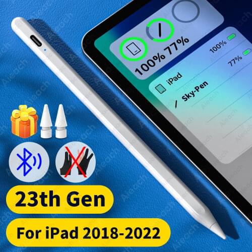 For Apple Pencil 2 iPad 23th Gen Bluetooth Stylus Pen For iPad Drawing Touch Pen For iPad 2021 2020 2019 2018 With Power Display