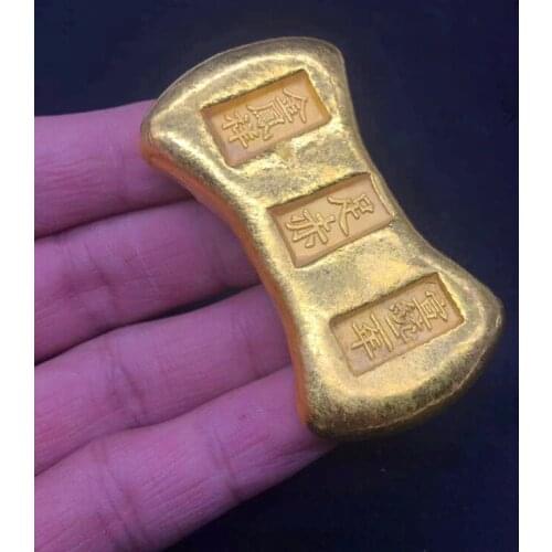 Chinese Antique Coins Gold Ingot Souvenir Home Decoration Gifts 3