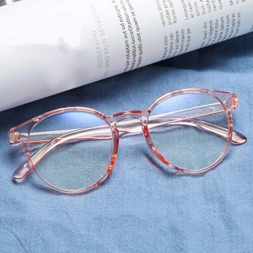 2020 Classic Women Round Eyeglasses Vintage Transparent Computer Optical Glasses Frame Mens Accessories Eye Glass