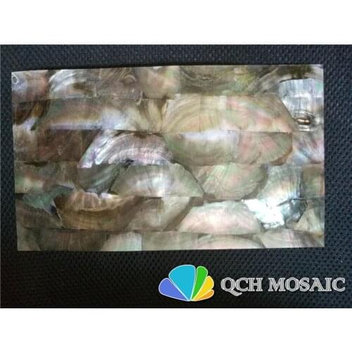 Black shell laminate sheet for musical instrument and wood inlay qch113 black color