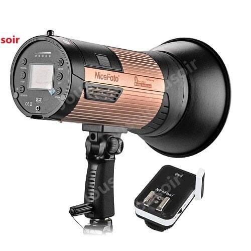 NiceFoto N-Flash 280A Portable Wireless LED Studio Flash Light with Build-in Battery & 2.4GHz Transmitter for DSLR Camera CD50