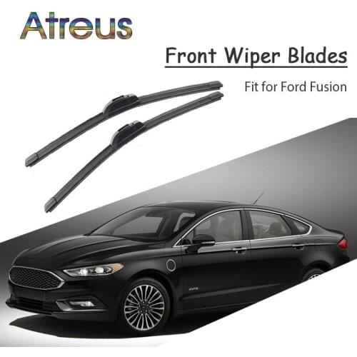 Atreus 2pcs High Quality Long Life Rubber Front Wiper Blades For Ford Fusion USA Europe Model 2018-2012 Windshield Accessories