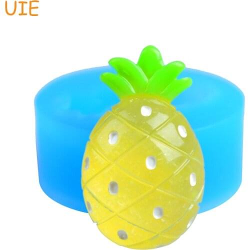SYL070U Pineapple Silicone Mold Fruit Mold Sugarcraft Food Safe Gum Paste Candy Chocolate Jewelry Soap Mould 27.9mm
