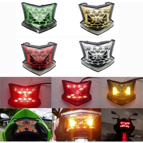 Led Integrated Blinker Taillight Rear Tail Brake Turn Signals Light Smoke For KAWASAKI Z 900 Z900 ZR900 ABS 2017 2018 2019 2020