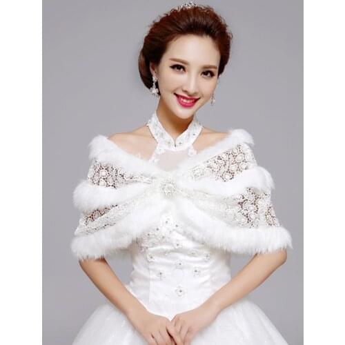 WHITNEY·WANG Wedding Fur Capes
