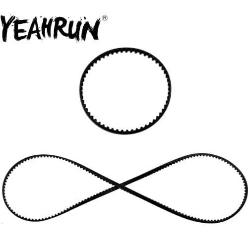 YEAHRUN Low Friction 540T/171T Front Rear Belt for 3Racing Sakura D4 AWD RWD 1/10 RC Sport Drift Car Upgrade Parts