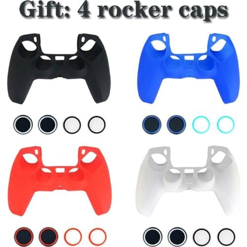 Anti-slip Silicone Gel Rubber Case Cover For PS5 Controller Protection Case For PS5 Pro Slim Gamepad Anti-slip Silicone Cover