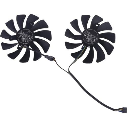 1 Pair 85mm HA9010H12F-Z 4Pin Cooler Fan Replacement for -MSI GTX 1060 OC 6G GTX 960 P106-100 P106 GTX1060 GTX960