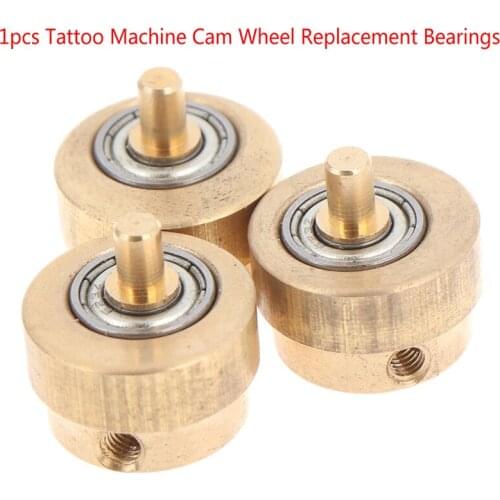 1pcs 3Sizes Tattoo Machine Bearing Practical Rotary Tattoo Machine Cam Wheel Cam Bronze Replacement Bearings Parts Accessories