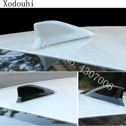 Car Antenna Shark Fin Radio Original Paintwork ABS Paint Modified Shark Fin Roof 1pcs For Toyota Corolla Altis 2017 2018 2019