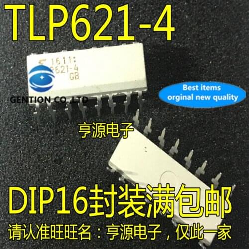 10Pcs TLP621-4 TLP621 DIP-16 High speed Optocoupler in stock 100% new and original