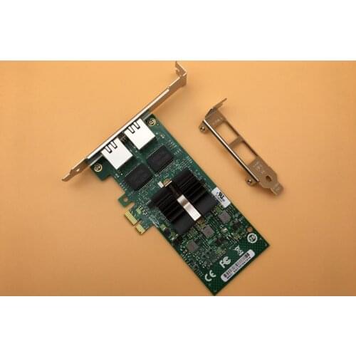 2 Port 82576 Chipset Gigabit Ethernet Server Adapter PCI-E NIC Card E1G42ET RJ45 Free Shipping
