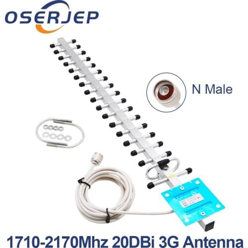 3G 4G antenna 3G yagi antenna 4G 3G outdoor antenna 20dBi 4G LTE external antenna N Male 3M Cable for Signal Repeater Booster