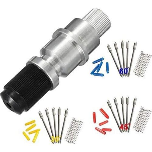 CB09 CB09U Graphtec Blade Holder 15Pcs Blades Set Vinyl Cutter Plotter 30/45/60 Degree Graphtec Cutting Blades Accessories Tool