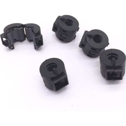 Printer head 5 ring core ferrite bead clamp choke coil EMI RFI noise filter clip snap cable for Postek C168/200s printer parts