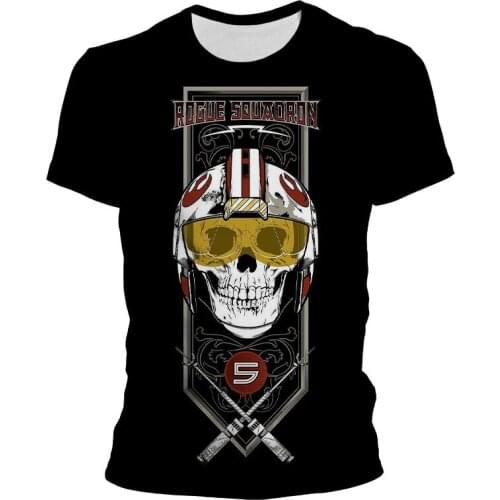 Summer Fashion Disney Star Wars Skull style 3D Print T-shirt Men Woman Child clothes for teens funny t shirts tee shirt oversize