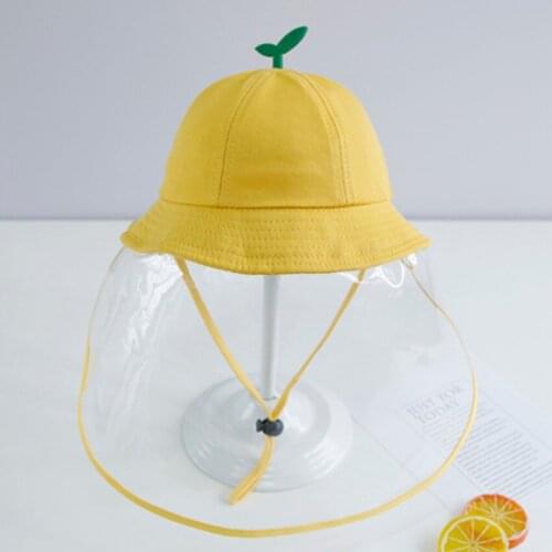 Cute Summer Bean Sprouts Grass Hats Outdoor Baby Girls Children Anti Spitting Protective Bucket Hat Boys Kids Fisherman Caps