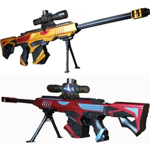 Outdoor Infrared Soft Bullet Gun Toy For Children Sniper Rifle Submachine Soft Weapon Christmas Gift Toys