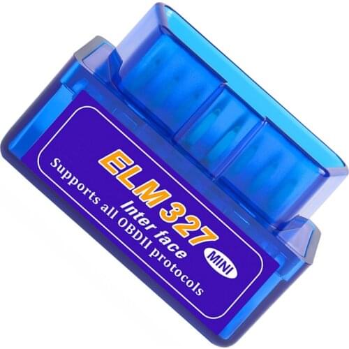 New Mini ELM327 Bluetooth-compatible V2.1 OBD2 Car Diagnostic Tool ELM 327 OBDII Protocol For Android Windows Symbian