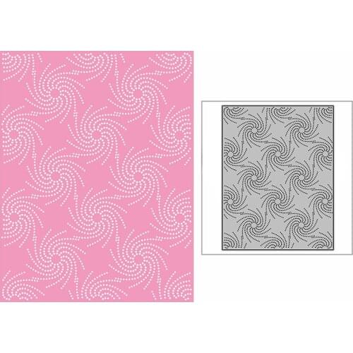 New Spotted Cosmic Swirl Background Plate Craft Embossing Mold 2021 Metal Cutting Dies for DIY Scrapbooking Album Card Making