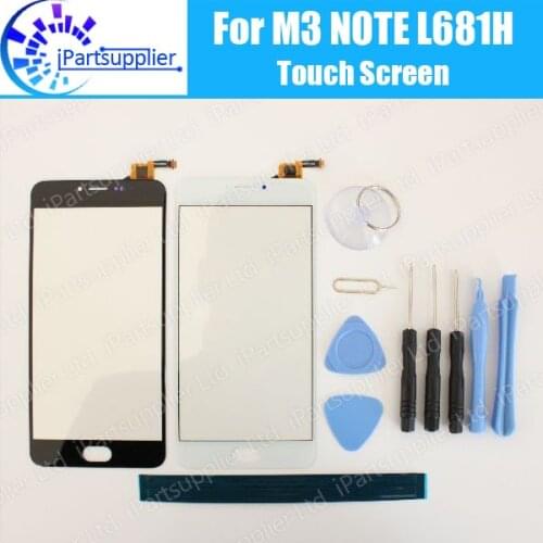 For Meizu M3 Note touch screen Panel 100% Original glass panel Assembly Replacement for Meizu M3 Note L681H cell phone+Tools