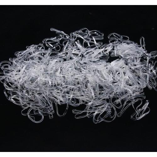 About 200PCS/ 1000PCS/bag New Child Baby Hair Holders Rubber Bands TPU Elastics Girl Tie Braids Hair Accessories dropshipping