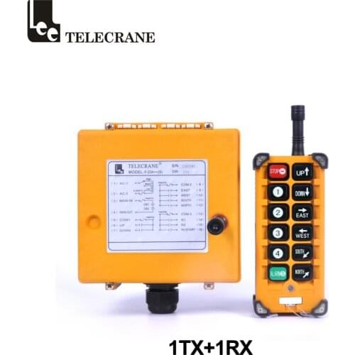 Telecrane A23 F23-A++ 10 Push Buttons Industrial Wireless Radio Remote Control System For Overhead Crane And Hoist