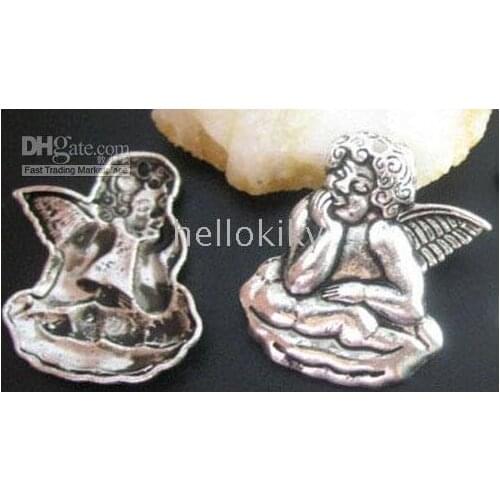 150PCS Tibetan silver museful angel charms A8029