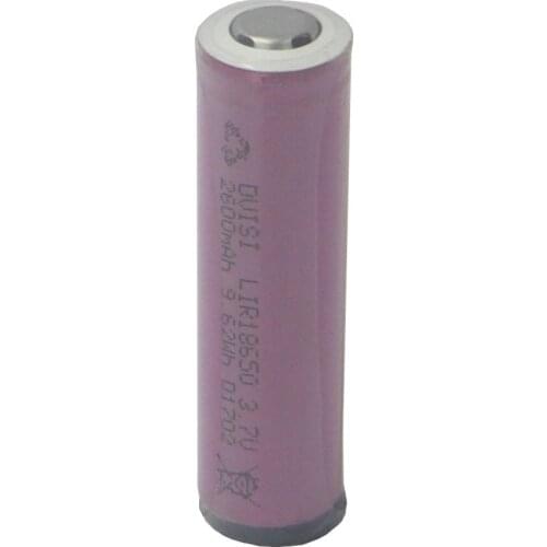 1/2/4Pcs level/tip Pointed cap 3.7V really 2600mAh 18650 Rechargeable Battery with Protection PCB for T6 LED Flashlight/car/toys