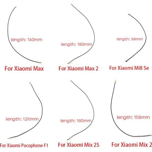 10Pcs/lot,Wifi Antenna Connector Signal Flex Cable For Xiaomi Mi 4 5 5 A1 5X 6 8 Se Max Mix 2 3 2S 5S Plus