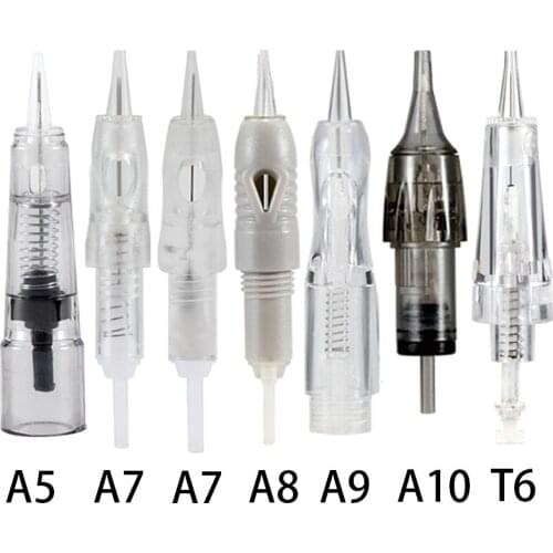 30pcs Tattoo Needle Cartidges Permanent Makeup Machine Professional Needles Kit Microblading Eyebrow Eyeliner Lip Safety Needles