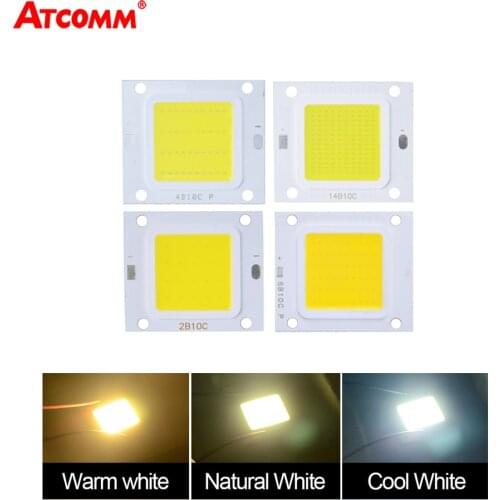 30V High Power 100W 70W 50W 30W 20W 10W Integrated cob LED Chip Lamp High Lumen SMD Spotlight Source 3000K 4500K 6000K